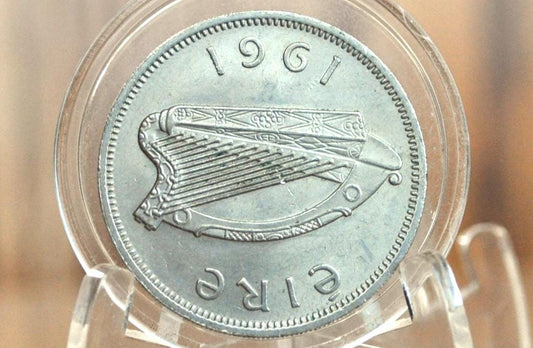 Irish Florins - Choose by Date! - 1950's and 60's Florin Coin Ireland 2 Shillings Coin - Salmon Design Irish Coins