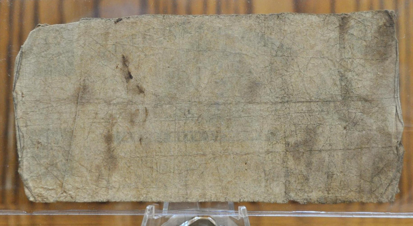 1861 Town of Staunton 25 Cent Fractional Obsolete Note - VF (Very Fine) - Civil War Era Virginia Obsolete - 1861 Staunton Twenty-Five Cents