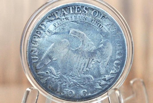 1814 Capped Bust Half Dollar, Rare Date - VG+ (Very Good); Great Coin - 1814 Half Dollar US Half Dollar 1814, Rare Early Half, Low Mintage