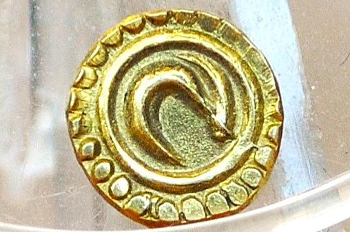 1200 (1786) Mysore State Tipu Sultan Gold Fanam - Gold Coin - Indian States - Tiny Coin - AU/UNC -