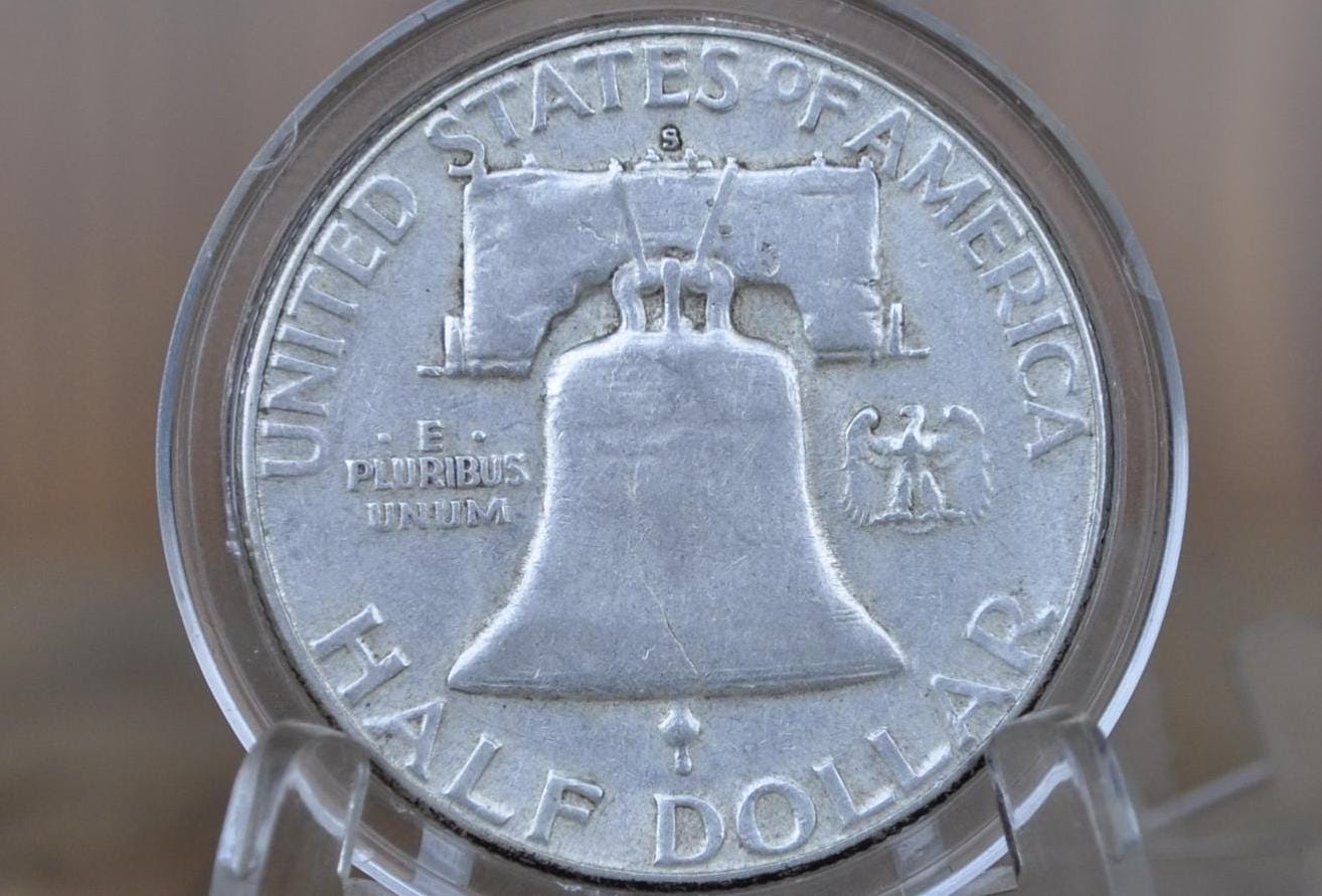 1949, P,D,S Franklin Half Dollar - Choose by Grade & Mint! - 1949S Ben Franklin Silver Half Dollar 1949 D Half Dollar 1949P