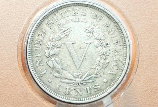 1896 V Nickel - Choose by Grade / Condition - 1896 Liberty Head Nickel - Philadelphia Mint - Better Date - Nickel Collection