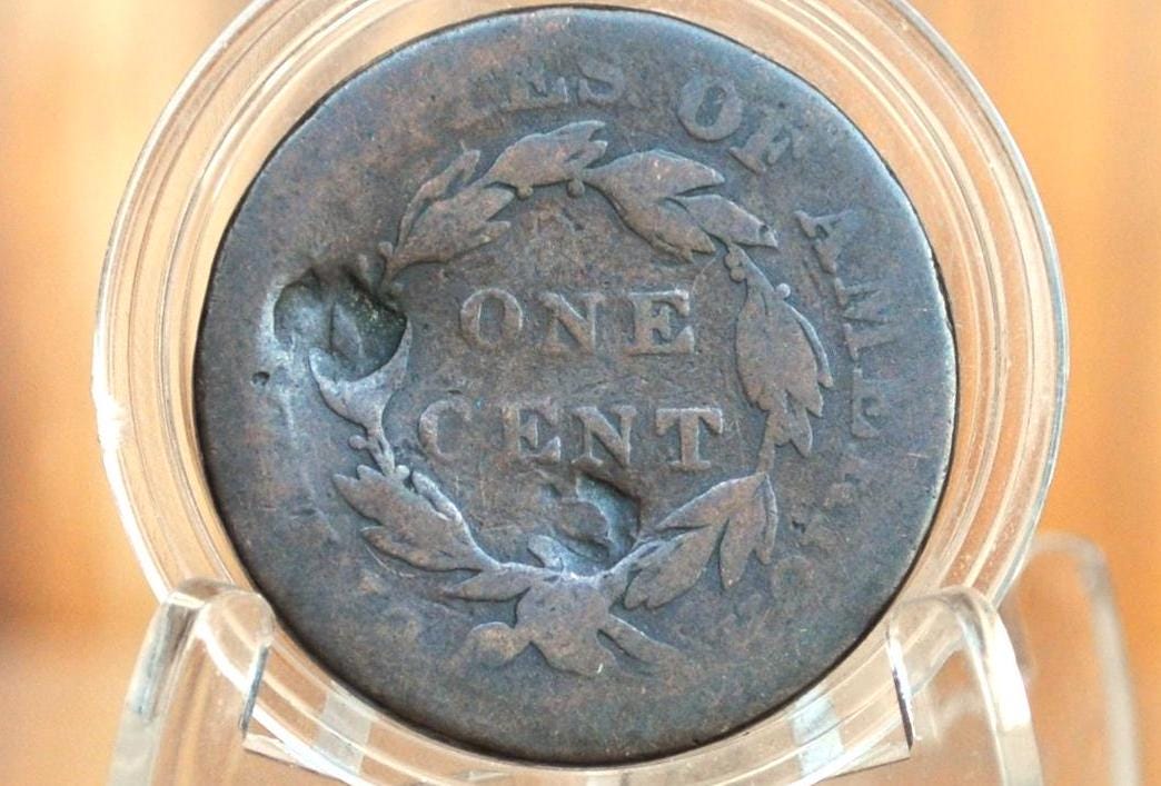 1825 Matron Head Large Cent - Better Date! - 1825 Liberty Head Cent - 1825 US Large Cent - Matron Head 1816 to 1835
