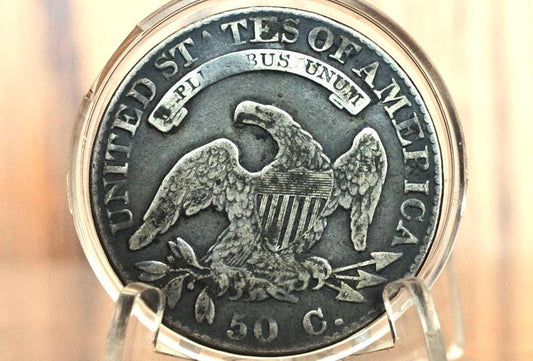 1823 Capped Bust Half Dollar - Very Fine - Nice Original Coin - 1823 Half Dollar US Half Dollar 1823, Rare Early Half, Low Mintage