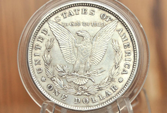 1878 Morgan Silver Dollar Eight Feathers - Choice AU (About Uncirculated) - 1878 8 Tail Feathers Morgan - 8 Feather Variety 1878 Morgan