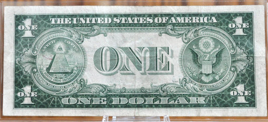 1935-A Silver Certificate 1 Dollar Star Note, Blue Seal - VF (Very Fine) Grade - No Surcharges - Silver Cert 1935A Star Note - Fr#1608*