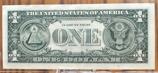 2017A 1 Dollar Federal Reserve Star Note - Almost Uncirculated (AU) - Chicago (G) Issue - 2017-A One Dollar Star Note - Fr.3006-G*