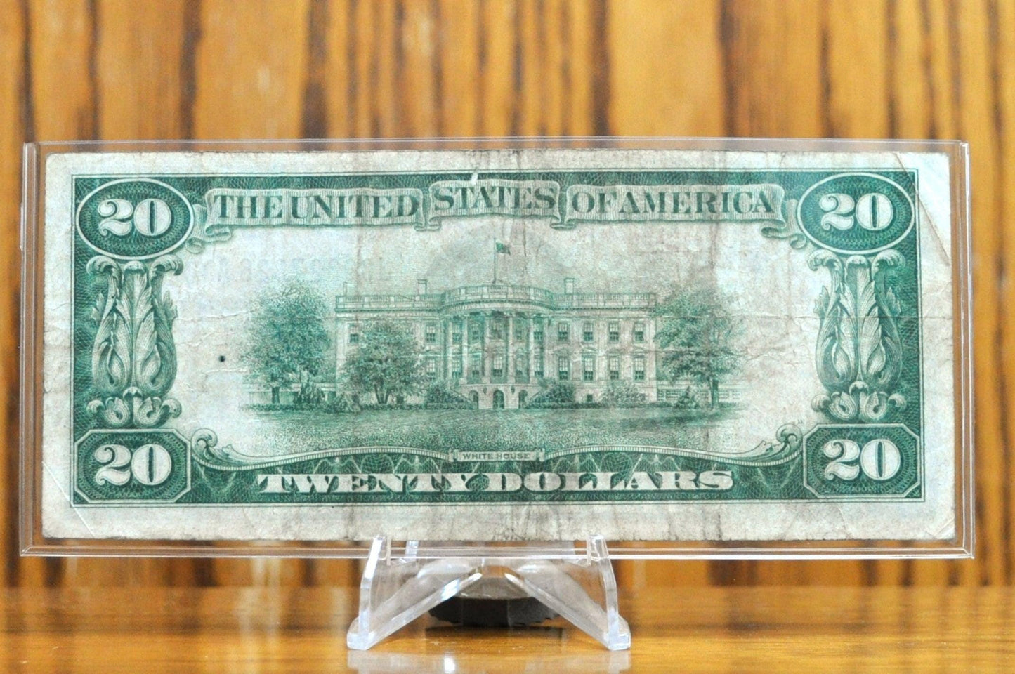 1928 20 Dollar Federal Reserve Numeral Note - Choice Very Fine (VF+) - Kansas City (10) - 1928 Twenty Dollar Numeral Note - Fr#2050-J