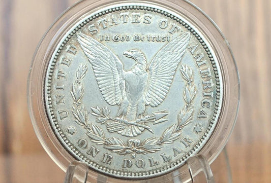 1885-S Morgan Silver Dollar - AU55 (About Uncirculated) Grade, Tough Date! - 1885 S Morgan Dollar Silver Dollar 1885S - Low Mintage Date