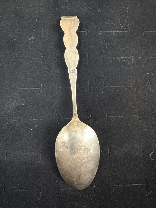 Antique Sterling Silver George Homer Boston Massachusetts Location Spoon - Sterling Silver Commemorative Spoon - Silver Decorative Spoon