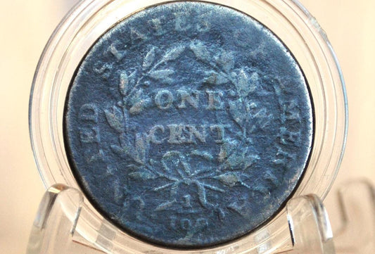 1798 Large Cent - Lower Grades - US Large Cent - 1798 One Cent US - Date weak but legible