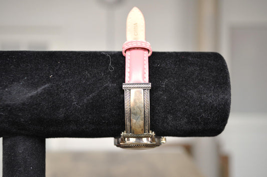 Graceful Ecclissi Sterling Silver Watch - Ecclissi Genuine Leather 925 Watch - Working - 23115 Ecclissi - 19mm