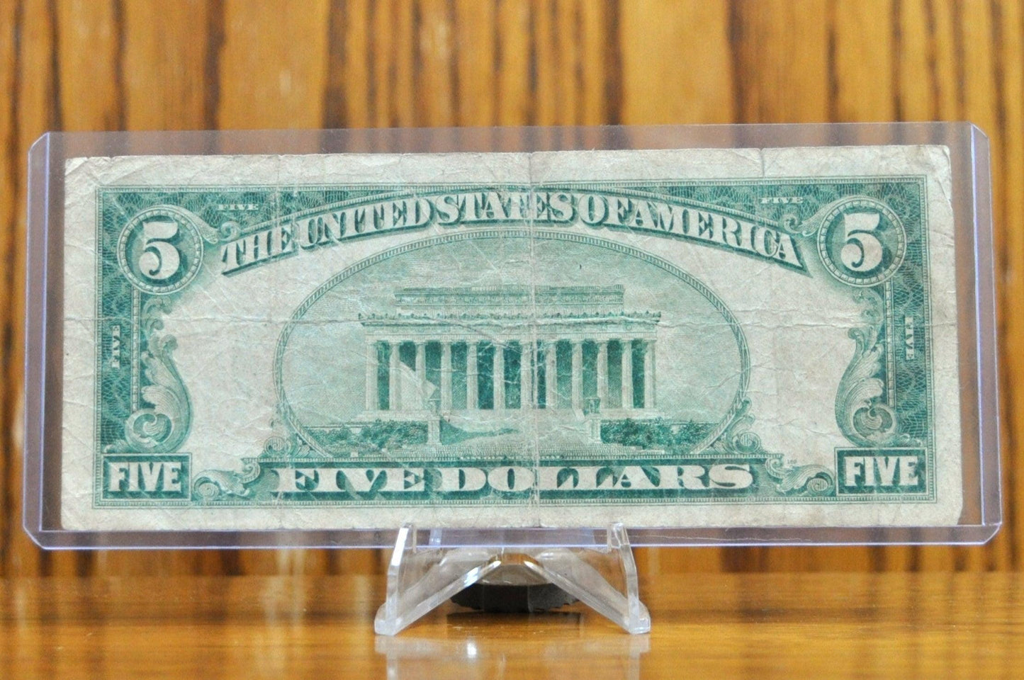 1928 5 Dollar Federal Reserve Numeral Note - Very Fine (VF) - Chicago (7) Issue - Redeemable In Gold - 1928 Five Dollar Bill- Fr#1950-G