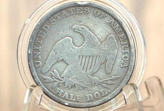 1839 Capped Bust Half Dollar - VG (Cleaned); Great Detail - 1839 Half Dollar US Half Dollar 1839 Early American Coin