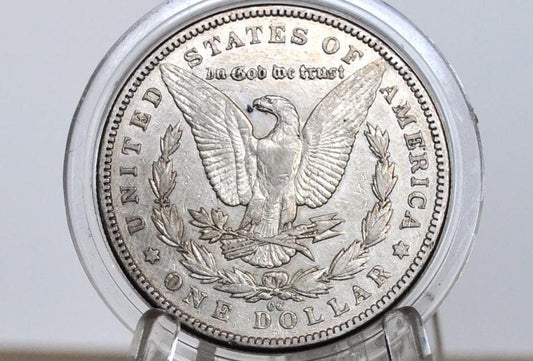 1881 CC Morgan Silver Dollar - XF45 - Carson City Mint 1881CC Morgan Dollar 1881CC, Rarer Date, Authentic
