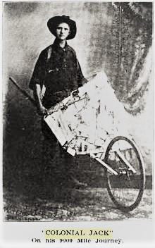 1908 Aluminum Colonial Jack Promotional Token - Great Condition - American Oddities -