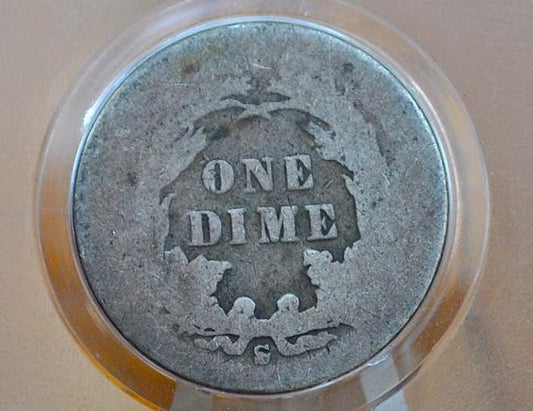 1891-S Seated Liberty Quarter - AG/G - 1891 S Silver Dime / 1891 Liberty Seated Dime - Lower Mintage Date