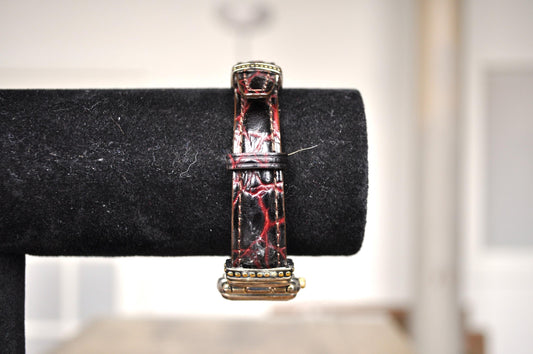 Elegant Ecclissi Sterling Silver Watch - Ecclissi Genuine Leather 925 Watch - Working - 22490 Ecclissi - Turquoise 925 Ecclissi Watch - 22mm