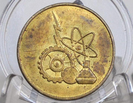 United States Patent & Trademark Office Science Souvenir Token - Vintage US Tokens - US Government Souvenirs -