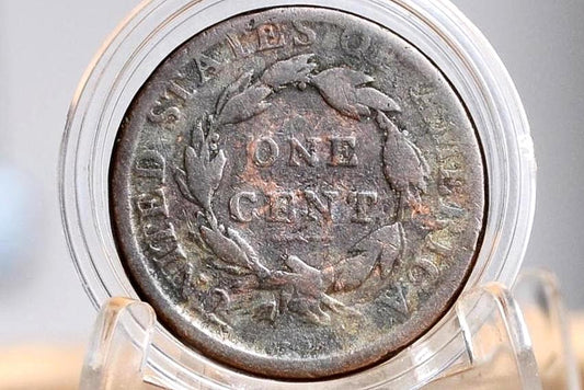 1814 Capped Bust Large Cent - G-VG (Good/Very) Details - Great Type Coin - US Large Cent 1814 One Cent US - Great Type Coin