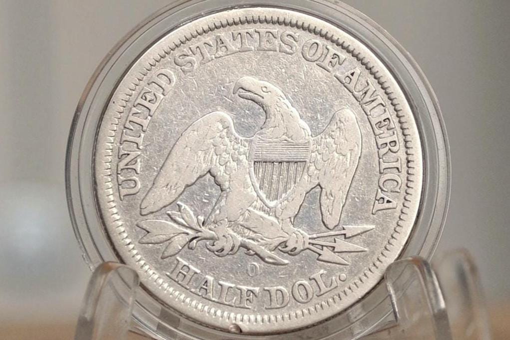 1846-O Seated Liberty Half Dollar - Fine Details, Nice Coin - 1846O Liberty Seated Silver Half Dollar - Authentic