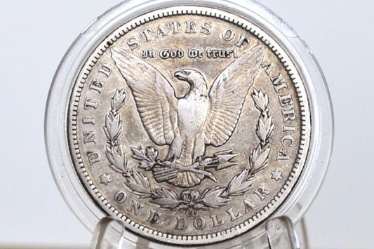 1883 CC Morgan Silver Dollar - XF - Carson City Mint 1883CC Morgan Dollar 1883CC, Rarer Date, Authentic