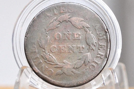 1820 Matron Head Large Cent Small Date - AG/G, Small Date - 1820 Liberty Head Cent - 1820 US One Cent - Matron Head 1816 to 1835