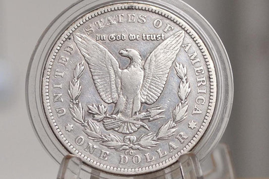 1879-CC Morgan Silver Dollar - Choice VF Details (VF35) - Carson City Mint 1879 Morgan Dollar 1879CC Dollar - Rare Key Date