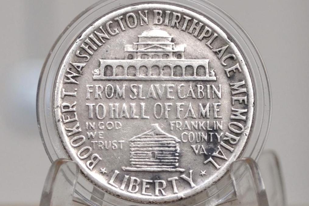 1946 Booker T Washington Commemorative Half Dollar - BU (Uncirculated) - Booker T Washington Silver Commemorative Half Dollar 1946