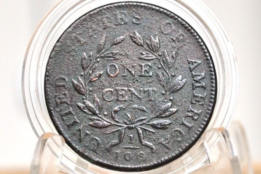 1802 Draped Bust Large Cent - Uncirculated Details, Prior Corrosion - US Large Cent 1802 One Cent US - Rarer Date, Competitively Priced