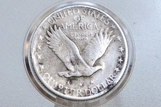 1917 Standing Liberty Quarter Type 2 - VF (Very Fine) Details - Great Coin - 1917 Standing Liberty Quarter Type II