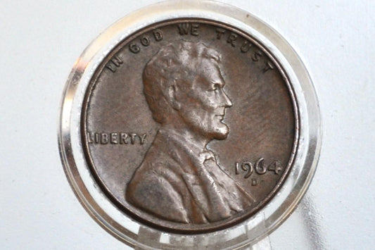 1964 P,D,S Lincoln Memorial Penny - BU - Philadelphia, Denver, San Francisco Mints - Collectible Coin - 1964 P 1964 D 1964 S Memorial Cent