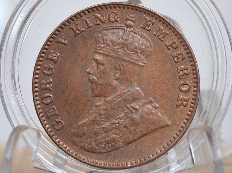 India 1/4 Anna 1936 - XF/AU - 1936 India Quarter Anna - British India One Quarter Anna, High Grade, Great Coin