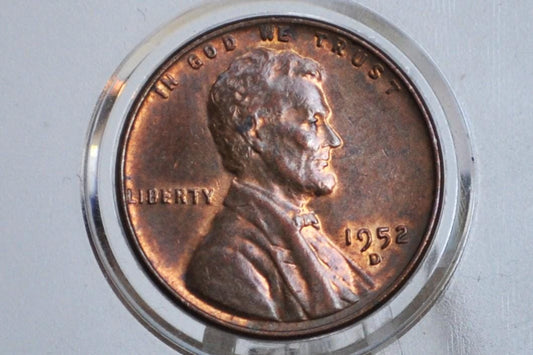 1952 P,D,S Wheat Pennies - Choose by Mint & Grade - Collectible Coin - San Francisco Mint, Denver Mint, Philadelphia Mint 1952 Pennies