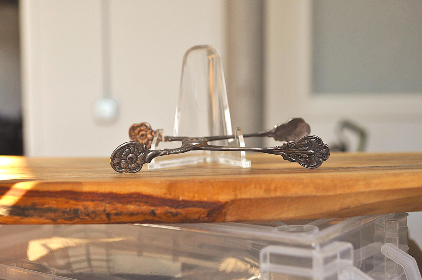 Vintage Nils Johan Swedish Silver-Plated Sugar/Ice Tongs - Swedish Sugar Tongs - Swedish Silverware - Nils Johan Silverware