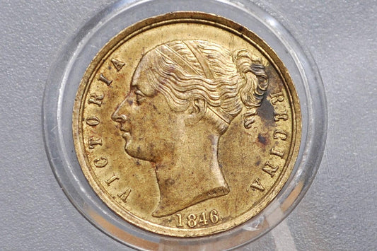 1846 General Tom Thumb Token, Victoria Brass Game Counter - Victoria P.T. Barnum Tom Thumb 1846 Token