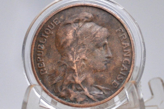 1909-1917 French 10 Centimes Coin - Choose by Date, Ten Centimes France, Beautiful Coins, Authentic -