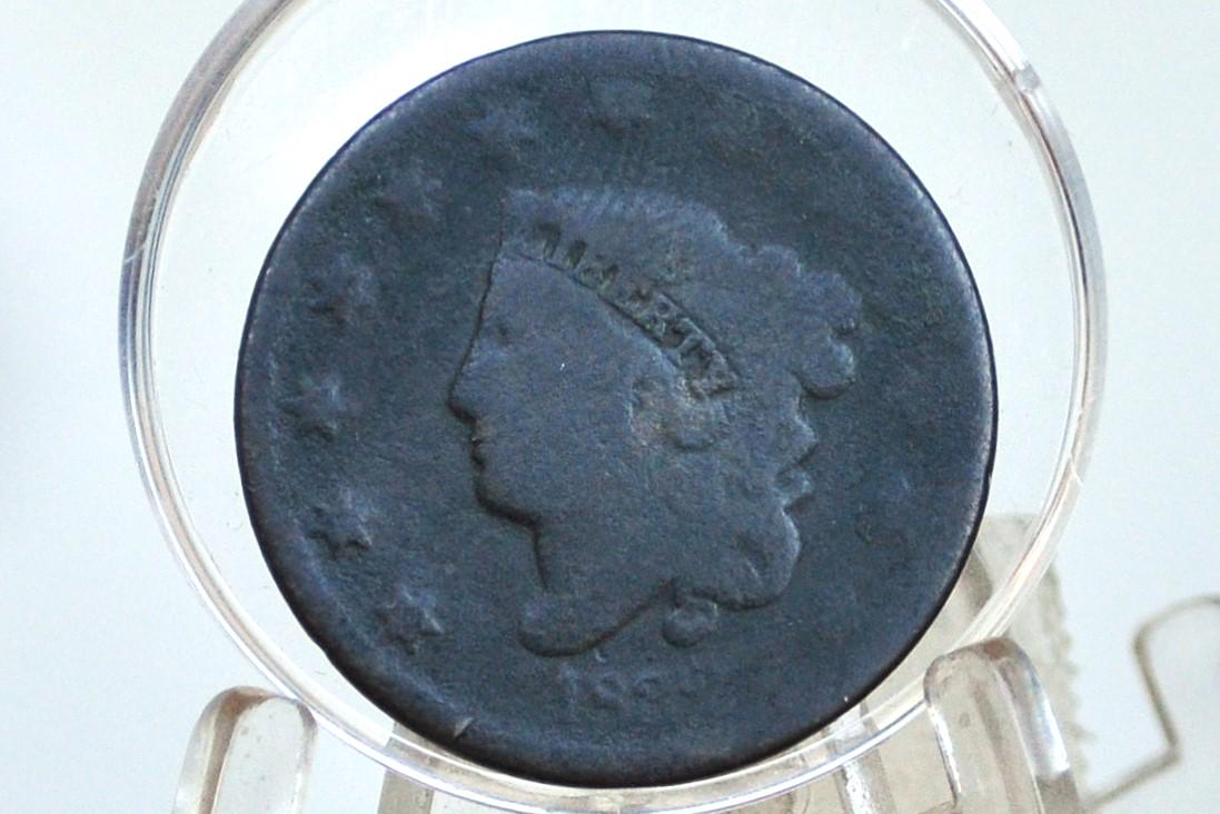 1832 Matron Head Large Cent - Choose by Grade / Coin - 1832 Liberty Head Cent - 1832 US One Cent - Matron Head 1816 to 1835