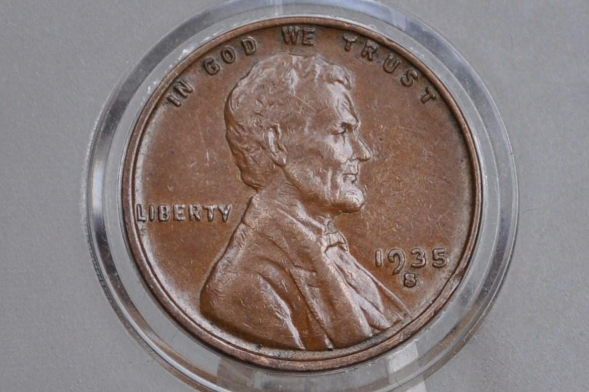 1935 P,D,S Wheat Pennies - Choose by Mint & Grade - Collectible Coin - San Francisco Mint, Denver Mint, Philadelphia Mint 1935 Pennies
