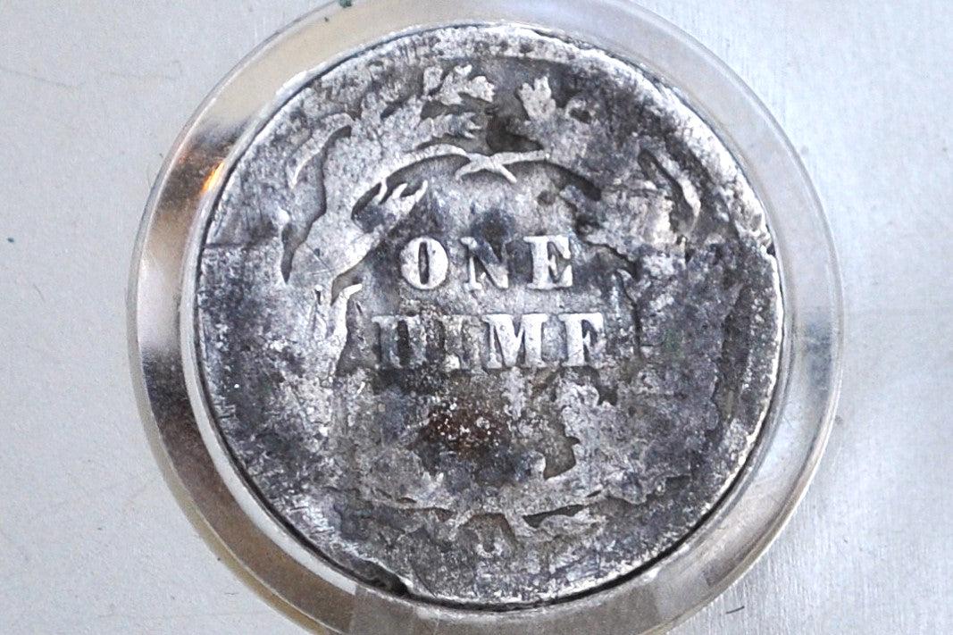 1891-O Seated Liberty Dime - Filler Coin, Better Date / Mint - 1891 O Silver Dime / 1891 Liberty Seated Dime (Copy)