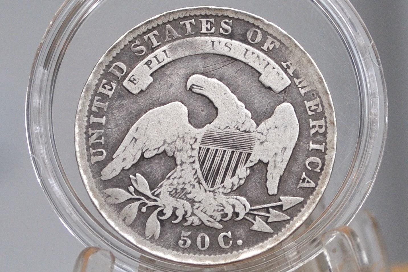 1836 Capped Bust Half Dollar - VG/VG+; Great Detail - 1836 Half Dollar US Half Dollar 1836 Early American Coin