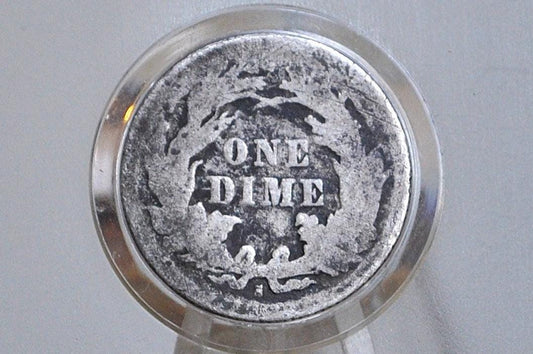1891-S Seated Liberty Dime - VG Condition - 1891 S Silver Dime / 1891 Liberty Seated Dime - Lower Mintage Date -