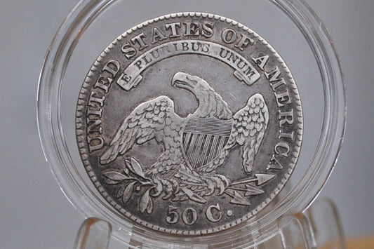 1830 Capped Bust Half Dollar - XF Details, Scratched; Historic Coin, 1830 Half Dollar US Half Dollar 1830, Rare Early Half, Early American C