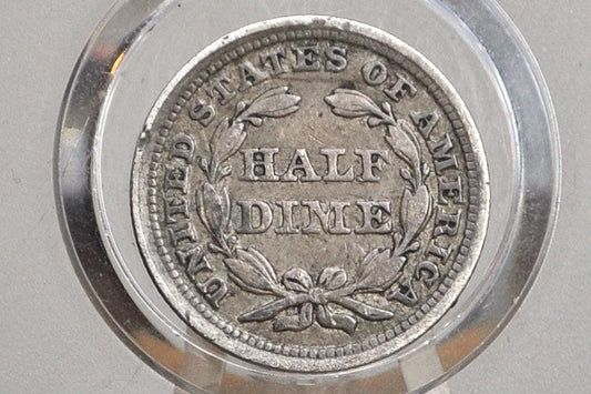 1855 Half Dime - Fine - 1855 Seated Liberty Half Dime - Early American Coin