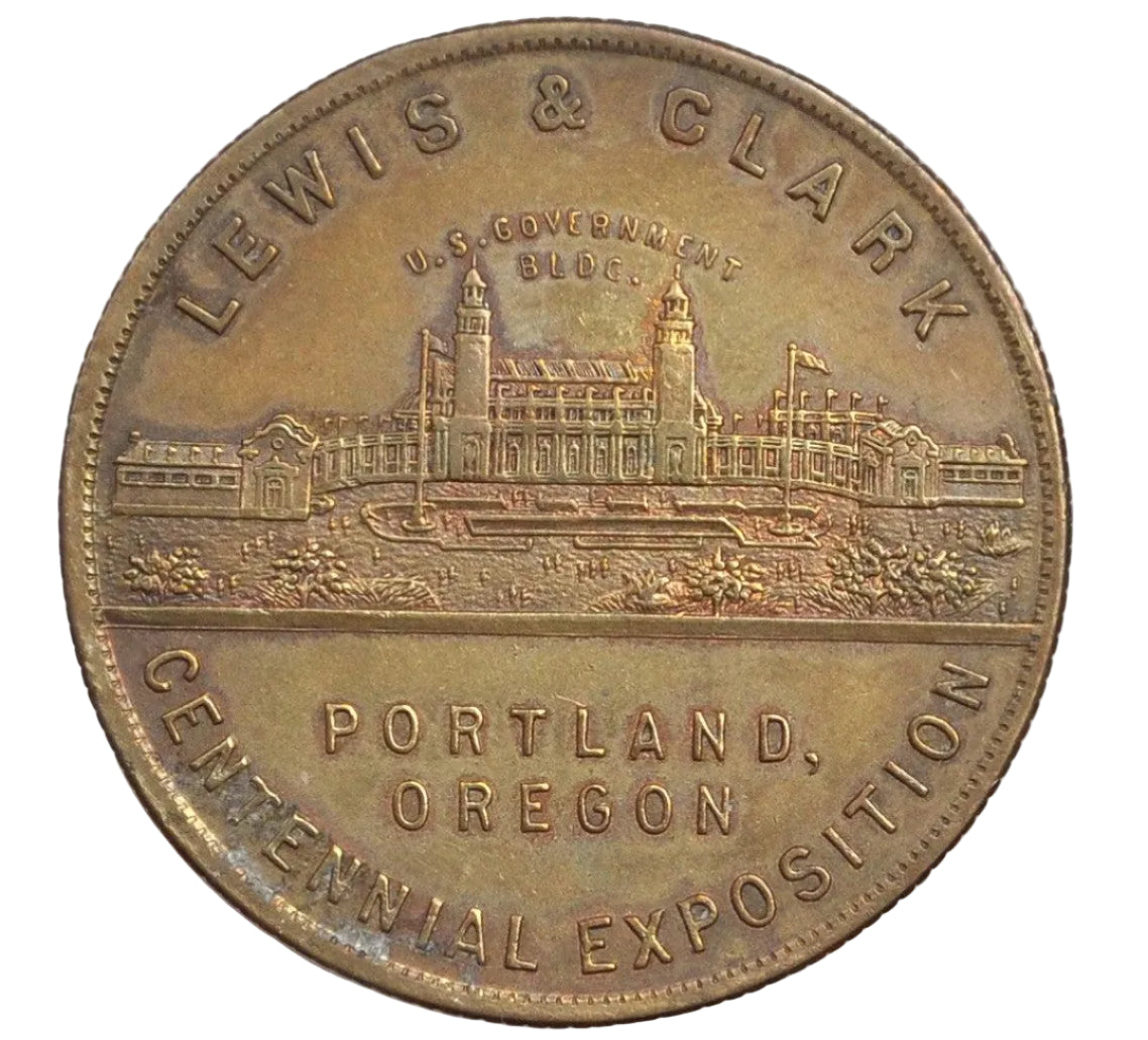 1905 Lewis And Clark Exposition So-Called Dollar - So-Called Dollar Lewis and Clark Centennial Exposition Medal
