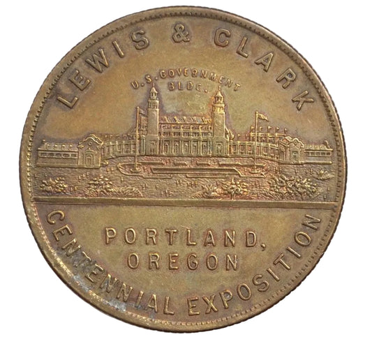 1905 Lewis And Clark Exposition So-Called Dollar - So-Called Dollar Lewis and Clark Centennial Exposition Medal