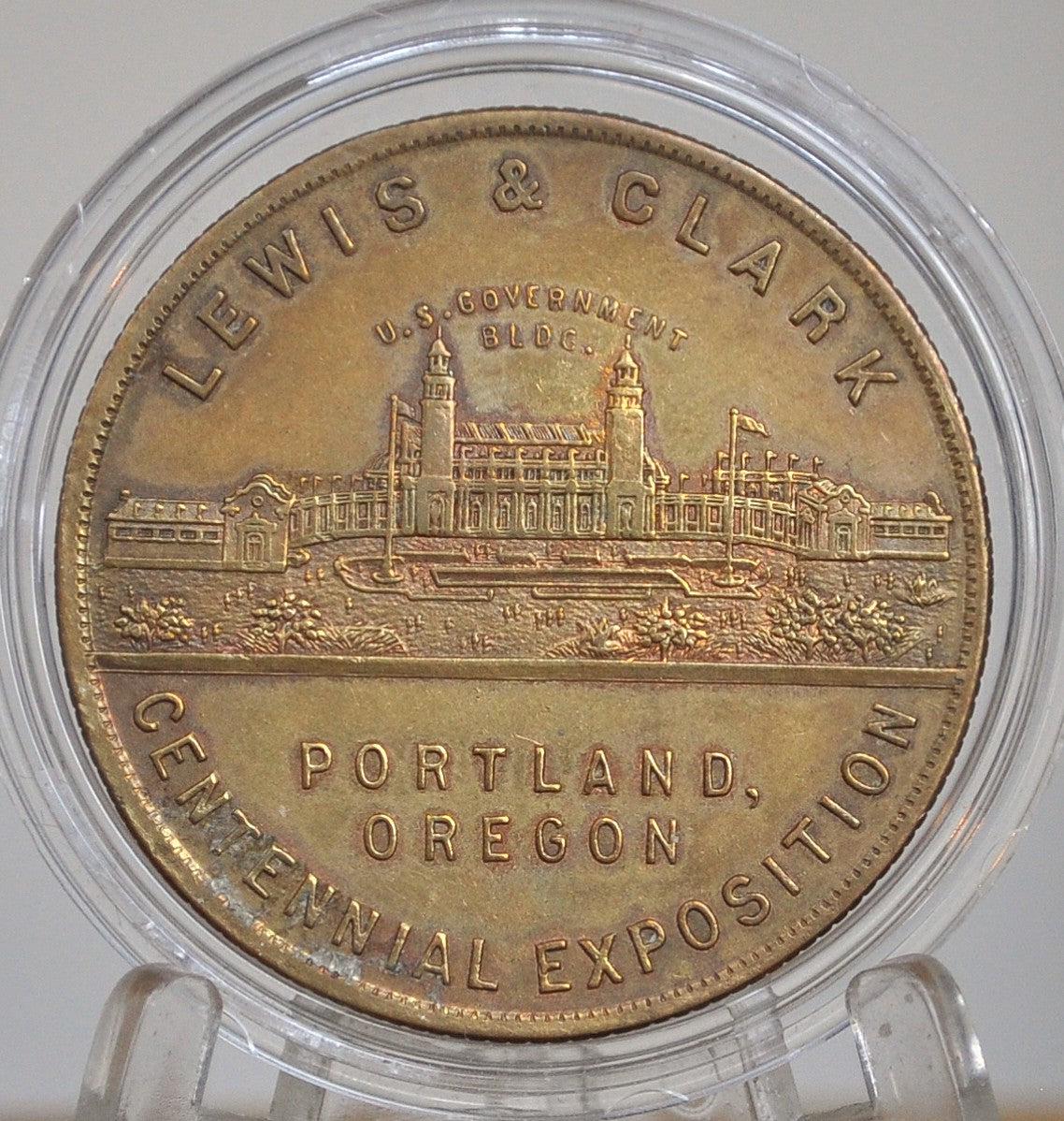 1905 Lewis And Clark Exposition So-Called Dollar - So-Called Dollar Lewis and Clark Centennial Exposition Medal