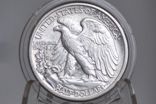 1942-D Walking Liberty Silver Half Dollar - Choose by Grade / Condition - Denver Mint - 1942D, 1942 D Half Dollar
