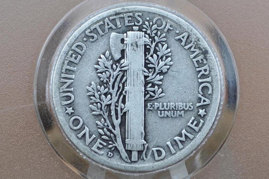 1919 D Mercury Silver Dime - Choose by Grade / Condition - Denver Mint - 1919 D Winged Liberty Head Dime - Silver Dime 1919D