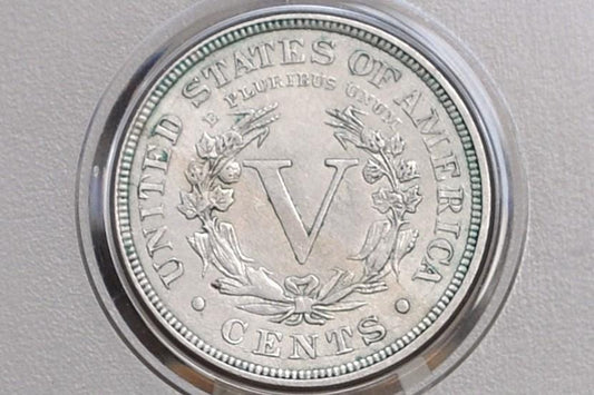 1887 Liberty Head Nickel - Choose by Grade - Semi-Key Date - 1887 V Nickel - Philadelphia Mint - 1887 Nickel - V Nickel Key Date
